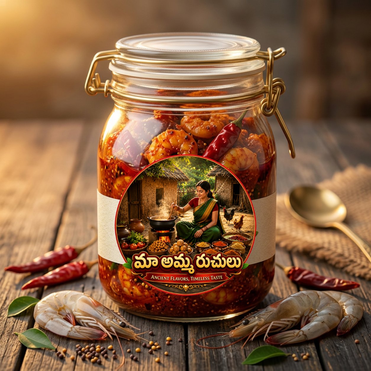 prawns pickle jar prawns pickle jar