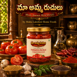 Maa Amma Ruchulu Tomato Pickle | Authentic Andhra Homemade Tomato Pachadi | by Maha Lakshmi Home Foods