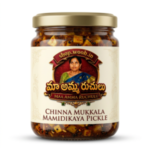 Maa Amma Ruchulu Chinna Mukkala Mamidikaya Pickle | Authentic Andhra Small Cut Mango Pickle | Traditional Homemade Recipe