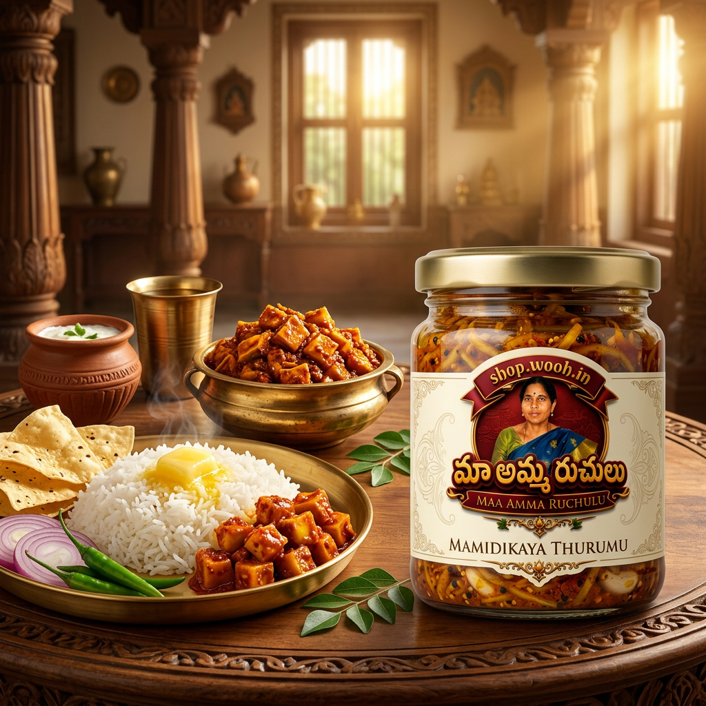 Chinna Mukkala Mamidikaya Pickle food