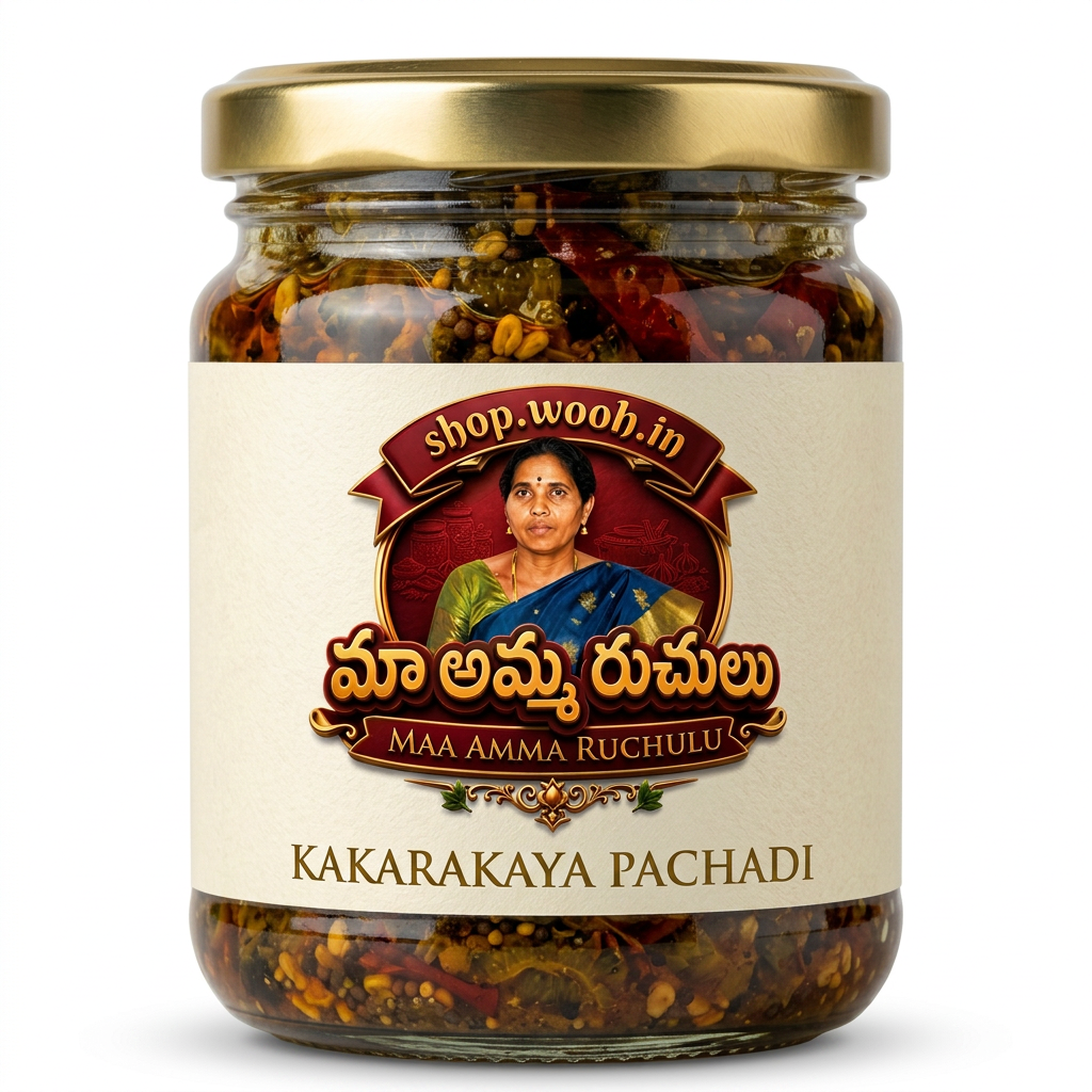 Maa Amma Ruchulu Kakara Kaya Pachadi | Authentic Andhra Bitter Gourd Pickle | Traditional Homemade Pachadi