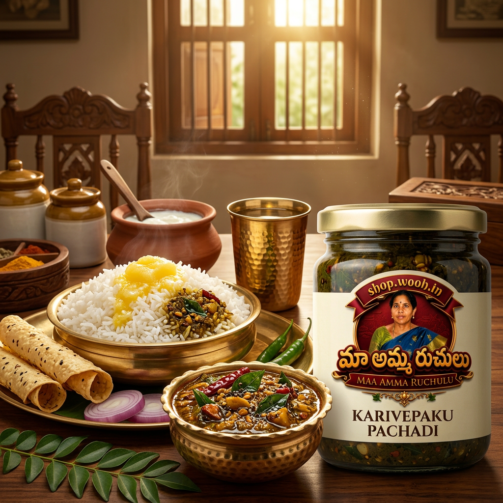 Karivepaku Pachadi rice