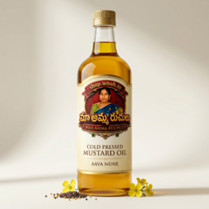 Maa Amma Ruchulu Cold Pressed Mustard Oil | Aava Nune | Traditional Wood-Pressed Mustard Cooking Oil