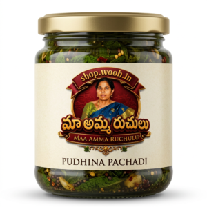Maa Amma Ruchulu Pudhina Pachadi | Authentic Andhra Mint Pickle | Traditional Homemade Recipe