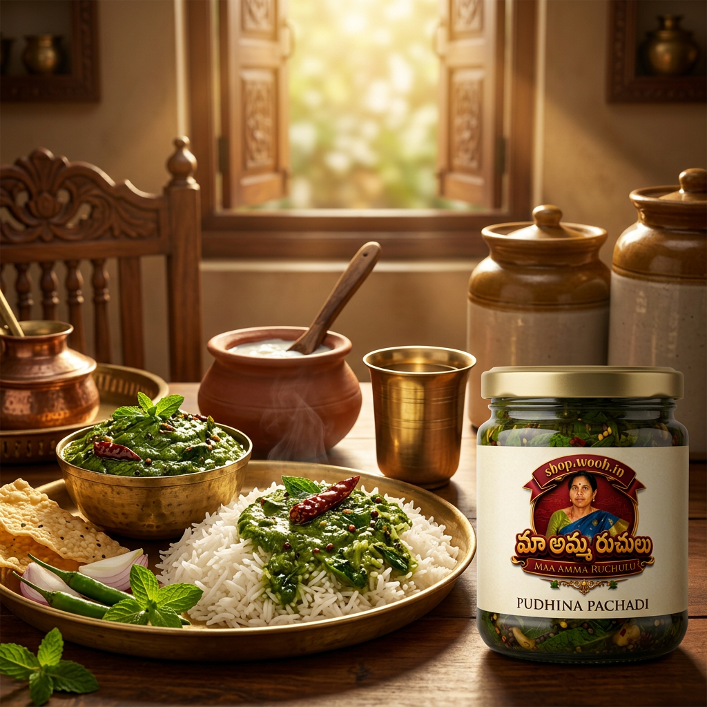 pudhina pachadi rice
