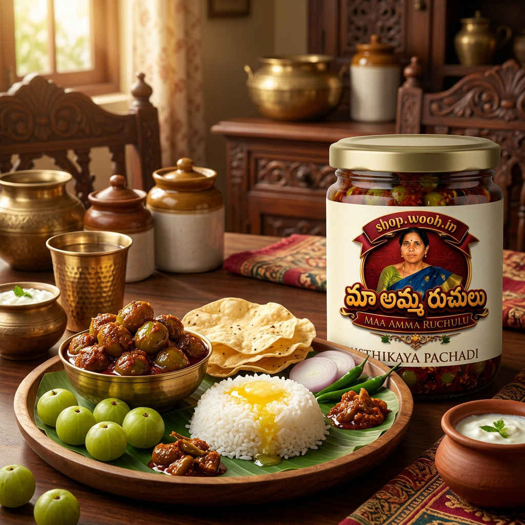 usthikaya pickle rice