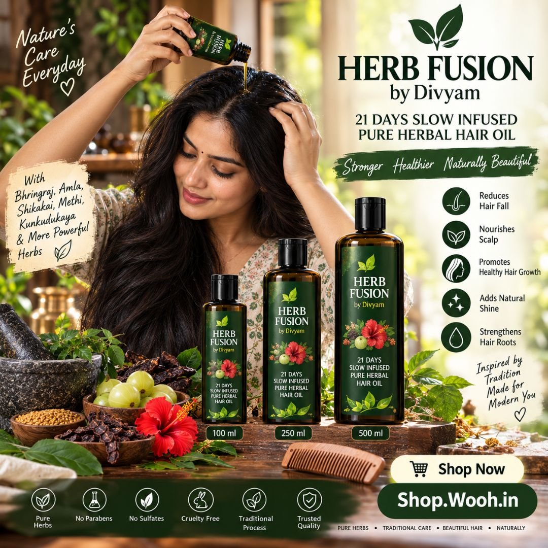 Herb Fusion By Divyam - Pure Infused Mustard Hair Oil (3)