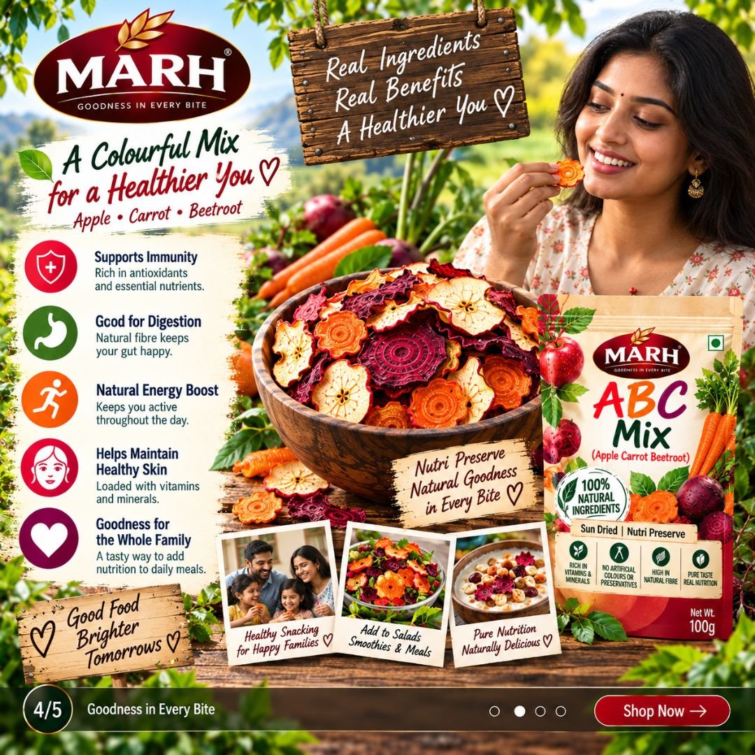 MARH ABC (Apple Beetroot Carrot Mix) - Dehydrated in Care (3)