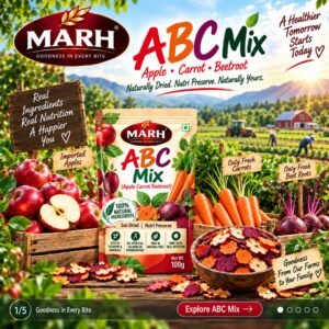 MARH ABC Mix – Dehydrated Apple, Beetroot & Carrot | Natural Goodness in Every Bite